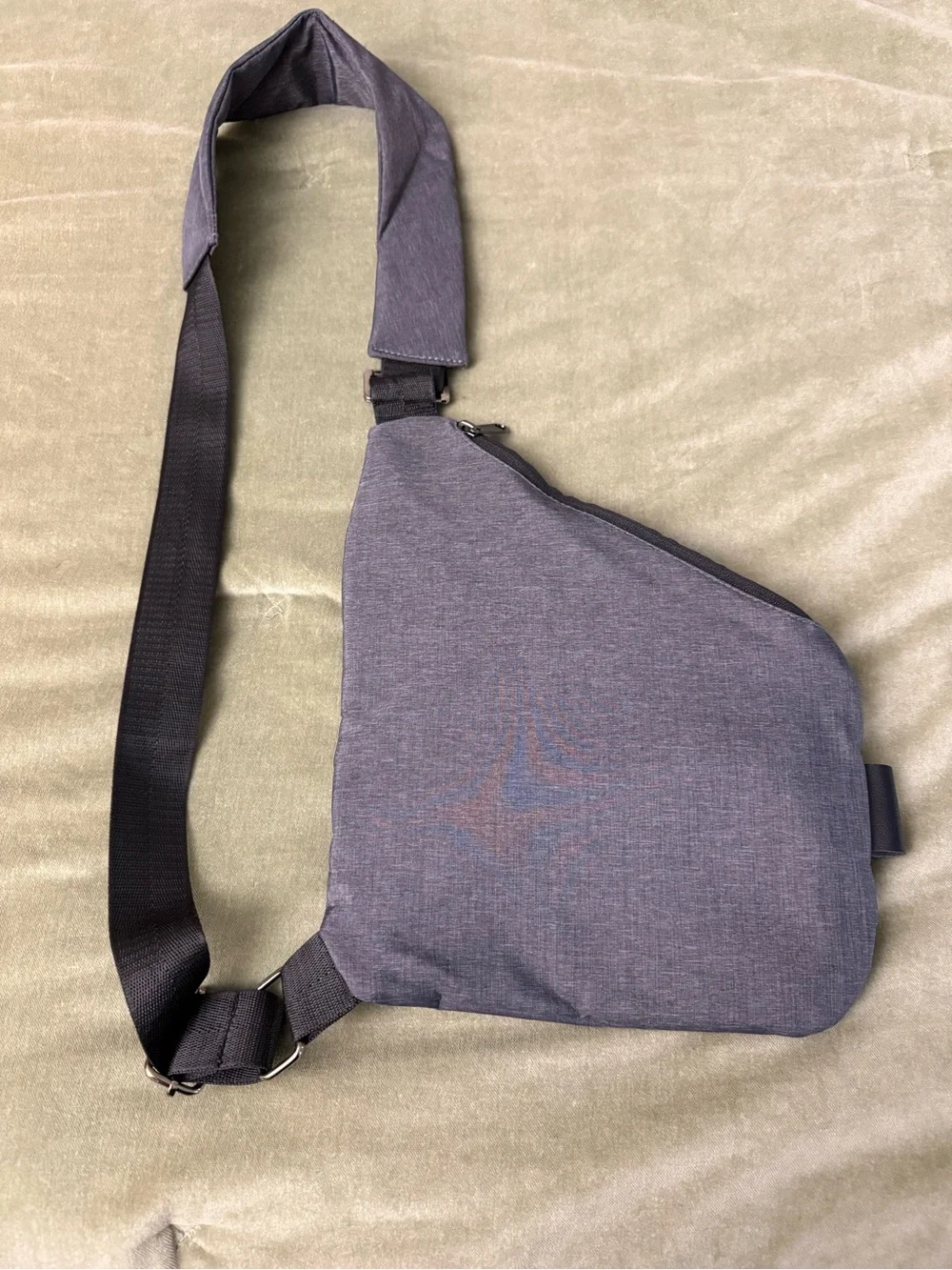 Wander+ Men's Gray Crossbody Sling Bag - Minimal Daily Carry #OSP
